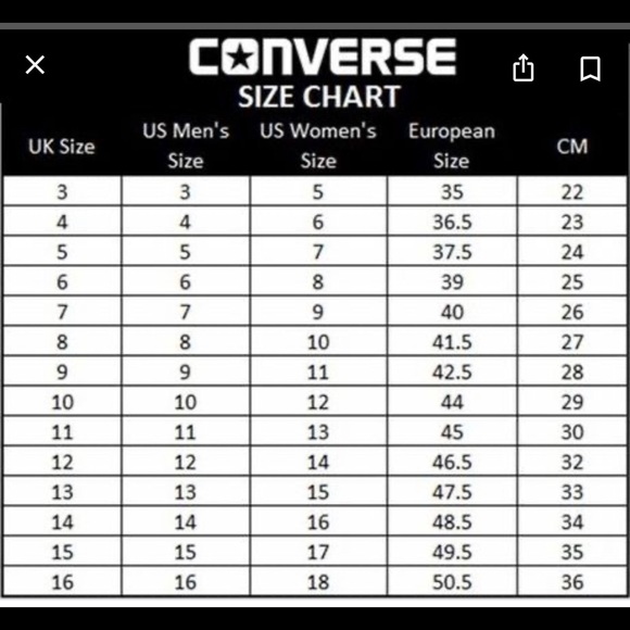 Black leather unisex Low-top converse - Picture 8 of 8